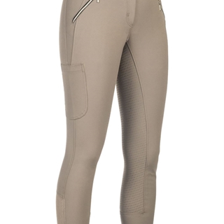 Pantalón mujer HKM Sports Equipment Lia High Waist culera de grip, color beige - Imagen 1